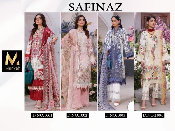 Mariyah Safinaz 1001 Karachi Cotton Dress Material Collection